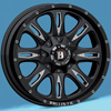 Image of SPECIALS BLOWOUT BALLISTIC Scythe Wheels with Nitto Tires (For Ford) wheel