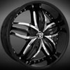 Image of DIABLO ANGEL BLACK SUV wheel