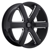 Image of 2 CRAVE No31 BLACK WITH CHROME SUV wheel