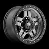 FUEL FUEL D558 ANZA MATTE GUNMETAL BLACK BEAD RING