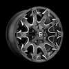 FUEL FUEL D578 BATTLE AXE GLOSS BLACK MILLED