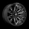 FUEL FUEL D673 BLITZ GLOSS BLACK MILLED