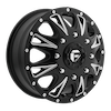 Image of FUEL FUEL D513 THROTTLE MATTE BLACK MILLED wheel