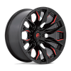 FUEL FUEL D823 FLAME GLOSS BLACK MILLED CANDY RED