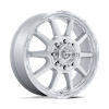 Image of FUEL FUEL D912 CIRCUIT DUALLY GLOSS SILVER MACHINED FACE wheel