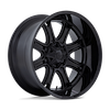 FUEL FUEL DARKSTAR MATTE BLACK GLOSS BLACK LIP
