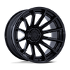 FUEL FUEL FC403 BURN MATTE BLACK GLOSS BLACK LIP