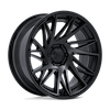 Image of FUEL FUEL FC405 DYNAMO MATTE BLACK GLOSS BLACK LIP wheel