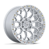 Image of FUEL FUEL FC901 TALON GLOSS SILVER MACHINED FACE wheel