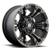 Image of FUEL FUEL D569 VAPOR MATTE BLACK DOUBLE DARK TINT wheel