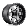 FUEL FUEL D619 PODIUM MATTE GUNMETAL BLACK BEAD RING
