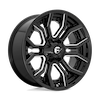 Image of FUEL FUEL D711 RAGE GLOSS BLACK MILLED wheel