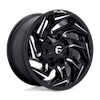 Image of FUEL FUEL D753 REACTION GLOSS BLACK MILLED wheel