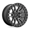 FUEL FUEL D680 REBEL MATTE GUNMETAL BLACK BEAD RING