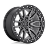 Image of FUEL FUEL D680 REBEL MATTE GUNMETAL BLACK BEAD RING wheel