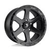 FUEL FUEL D589 RIPPER MATTE BLACK GLOSS BLACK LIP