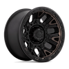 FUEL FUEL D824 TRACTION MATTE BLACK DOUBLE DARK TINT