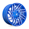 FUEL FUEL D774 TYPHOON ANODIZED BLUE MILLED