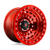 Image of FUEL FUEL D100 ZEPHYR BEADLOCK CANDY RED wheel