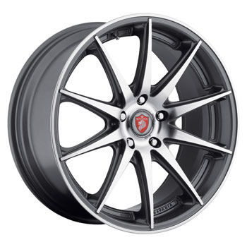 BAVARIA BC10 CONCAVE CHARCOAL MACHINED Charcoal/Machined