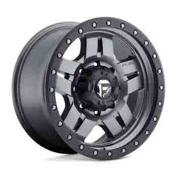 FUEL FUEL D558 ANZA MATTE GUNMETAL BLACK BEAD RING MATTE GUNMETAL BLACK BEAD RING