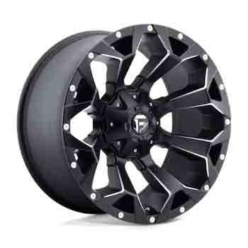 FUEL FUEL D546 ASSAULT MATTE BLACK MILLED MATTE BLACK MILLED