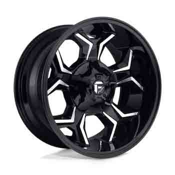 FUEL FUEL D606 AVENGER GLOSS BLACK MILLED GLOSS BLACK MILLED