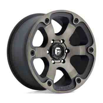 FUEL FUEL D564 BEAST MATTE BLACK DOUBLE DARK TINT MATTE BLACK DOUBLE DARK TINT