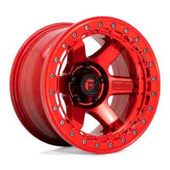 FUEL FUEL D123 BLOCK BEADLOCK CANDY RED RED RING CANDY RED RED RING