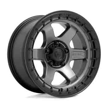 FUEL FUEL D752 BLOCK MATTE GUNMETAL BLACK RING MATTE GUNMETAL BLACK RING