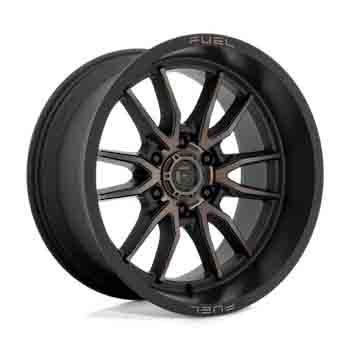 FUEL FUEL D762 CLASH MATTE BLACK DOUBLE DARK TINT MATTE BLACK DOUBLE DARK TINT
