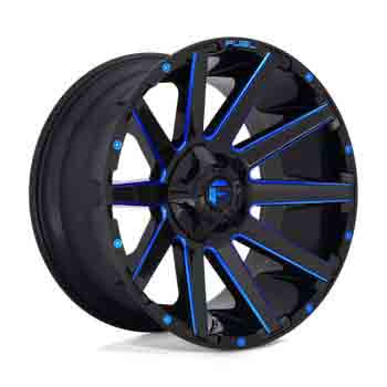FUEL FUEL D644 CONTRA GLOSS BLACK BLUE TINT GLOSS BLACK BLUE TINT