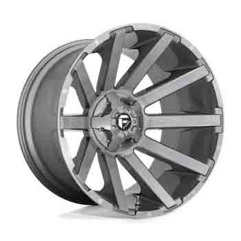 FUEL FUEL D714 CONTRA PLATINUM BRUSHED GUNMETAL BRUSHED GUNMETAL