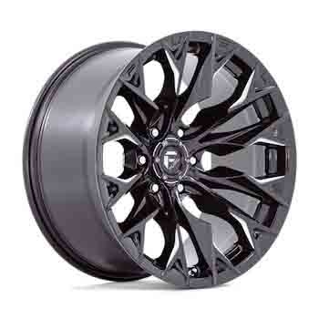 FUEL FUEL D803 FLAME GLOSS BLACK MILLED GLOSS BLACK MILLED