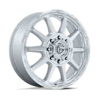 FUEL FUEL D912 CIRCUIT DUALLY GLOSS SILVER MACHINED FACE GLOSS SILVER MACHINED FACE