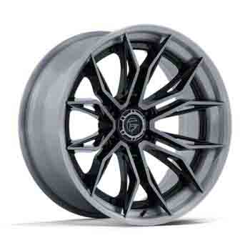FUEL FUEL FC404 MUTINY GLOSS BLACK BRUSHED DARK TINT GLOSS BLACK BRUSHED DARK TINT