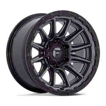 FUEL FUEL FC866 PISTON MATTE GUNMETAL GLOSS BLACK LIP MATTE GUNMETAL GLOSS BLACK LIP