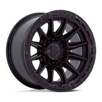 FUEL FUEL FC866 PISTON BLACKOUT GLOSS BLACK LIP BLACKOUT GLOSS BLACK LIP