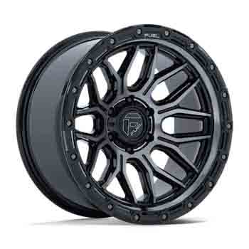 FUEL FUEL FC881 SURGE GLOSS BLACK MACHINED GRAY TINT GLOSS BLACK MACHINED GRAY TINT