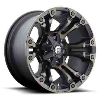 FUEL FUEL D569 VAPOR MATTE BLACK DOUBLE DARK TINT MATTE BLACK DOUBLE DARK TINT