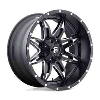FUEL FUEL D567 LETHAL MATTE BLACK MILLED MATTE BLACK MILLED