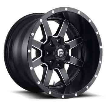 FUEL FUEL D538 MAVERICK MATTE BLACK MILLED MATTE BLACK MILLED