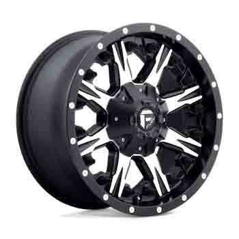 FUEL FUEL D541 NUTZ MATTE BLACK MACHINED MATTE BLACK MACHINED