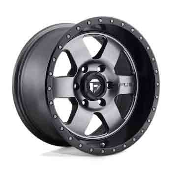 FUEL FUEL D619 PODIUM MATTE GUNMETAL BLACK BEAD RING MATTE GUNMETAL BLACK BEAD RING