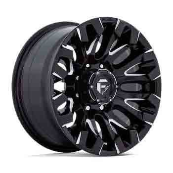 FUEL FUEL D828 QUAKE GLOSS BLACK MILLED GLOSS BLACK MILLED