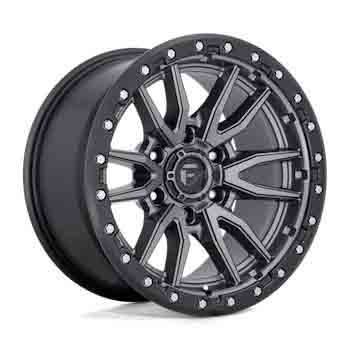 FUEL FUEL D680 REBEL MATTE GUNMETAL BLACK BEAD RING MATTE GUNMETAL BLACK BEAD RING