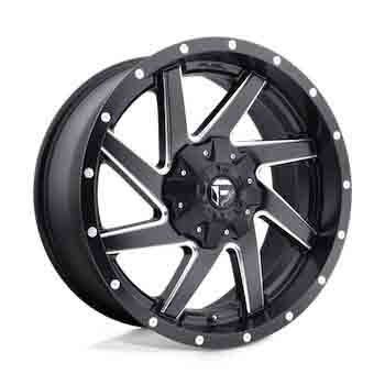 FUEL FUEL D594 RENEGADE MATTE BLACK MILLED MATTE BLACK MILLED
