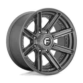 FUEL FUEL D710 ROGUE PLATINUM BRUSHED GUNMETAL BRUSHED GUNMETAL