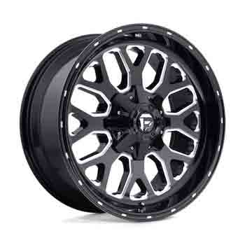FUEL FUEL D588 TITAN GLOSS BLACK MILLED GLOSS BLACK MILLED