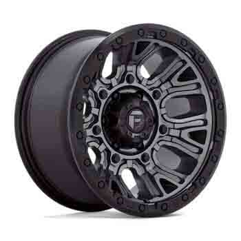 FUEL FUEL D825 TRACTION MATTE GUNMETAL BLACK RING MATTE GUNMETAL BLACK RING